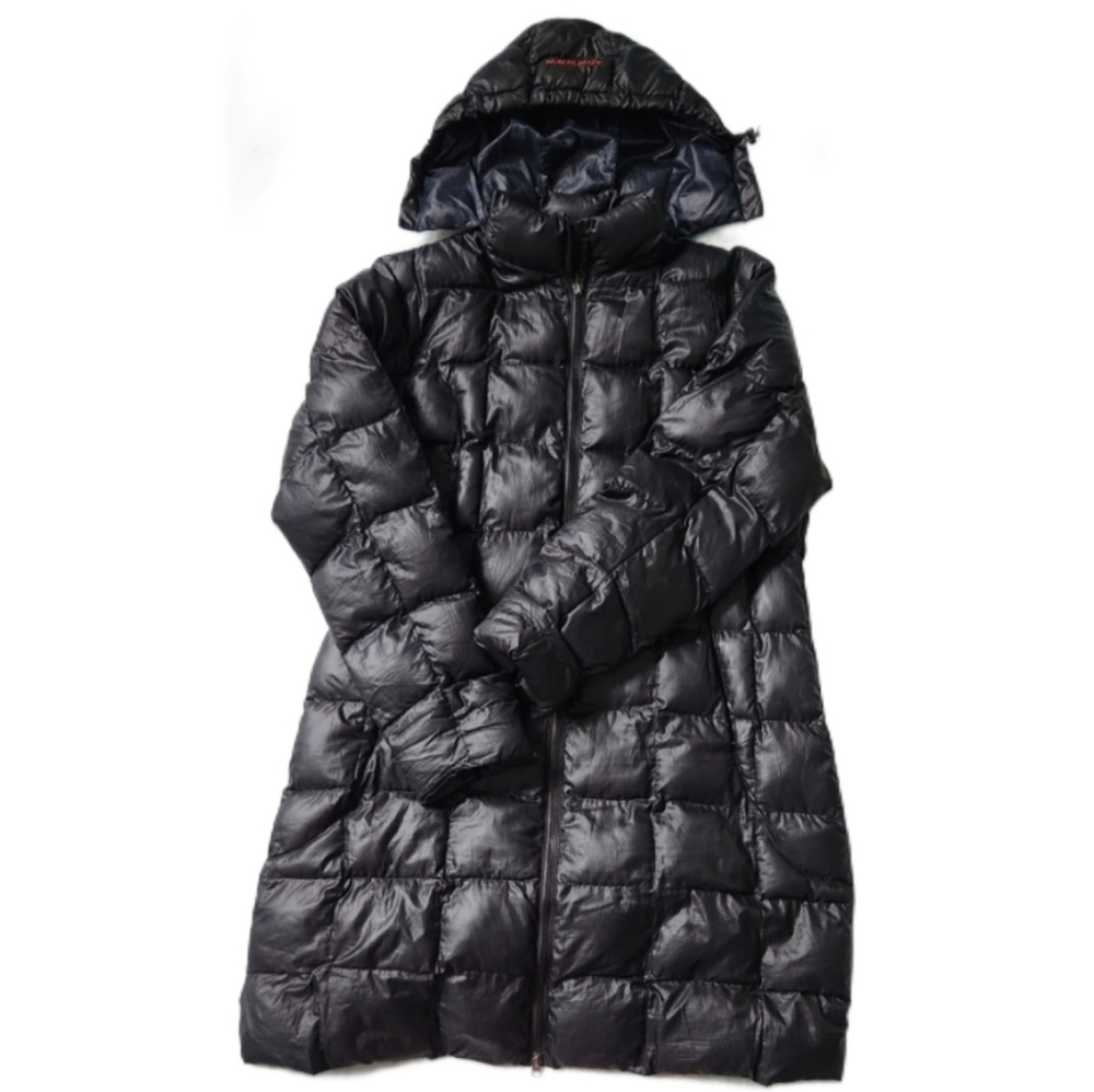 Mammut‎ Black Puffer Fits Large Long Jacket Possibly Vintage Euc Rare